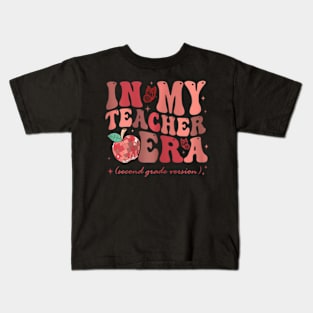 In My Teacher Era Second Grade Version 2Nd Grade Cute Kids T-Shirt